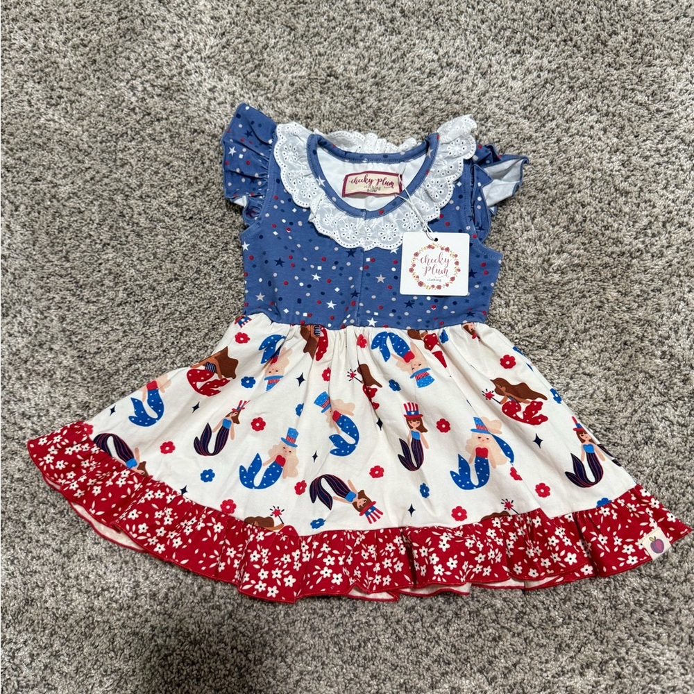 Cheeky Plum Starry Night Kids Dress